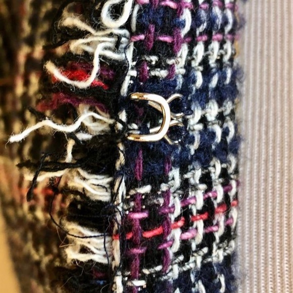 Veronica Beard Metalic Tweed dickey jacket sz 6 - Picture 8 of 11